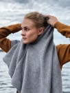 RO poncho, 100% lamull, grå thumbnail